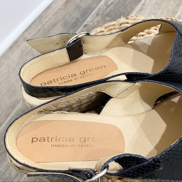 Patricia Green Espadrille Slingback platform sandals - Picture 6 of 7
